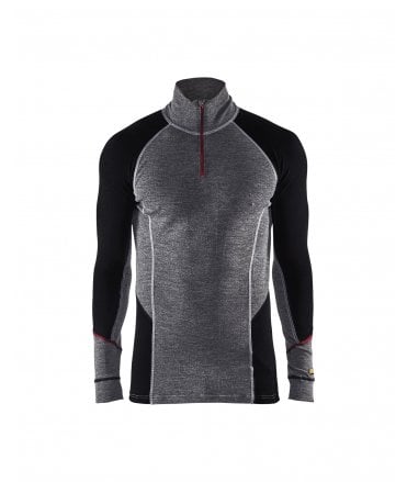 Blaklader Underwear Zip-Neck Top Xwarm, 100% Merino