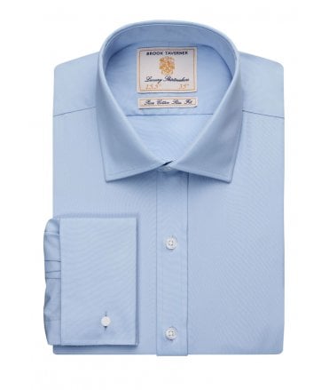 Brook Taverner Chelford Slim Fit Shirt Cotton Poplin