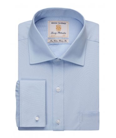 Brook Taverner Chester Classic Fit Shirt Cotton Poplin