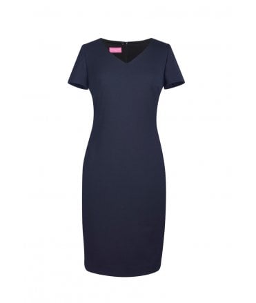 Brook Taverner Corinthia V-neck Dress