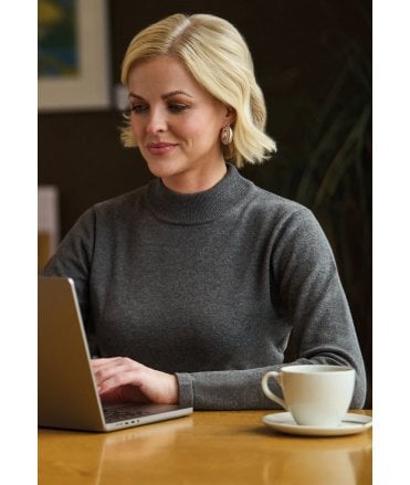 Golden Ladies Turtleneck Jumper