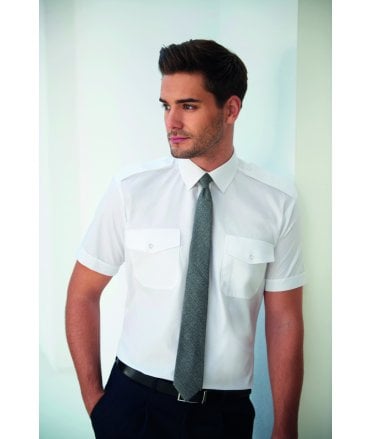 Brook Taverner Orion Slim Fit S/S Pilot Shirt