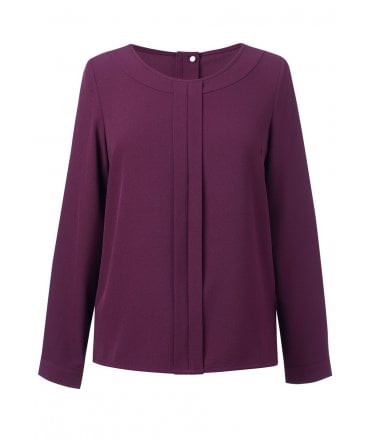 Brook Taverner Roma crepe de chine Blouse