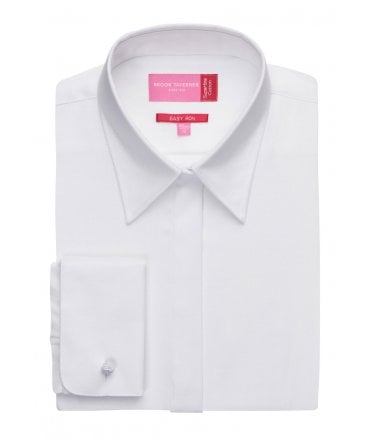 Brook Taverner Villeta Blouse Cotton Herringbone
