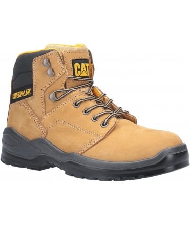Caterpillar Striver S3 Lace Up Injected Safety Boot Natural