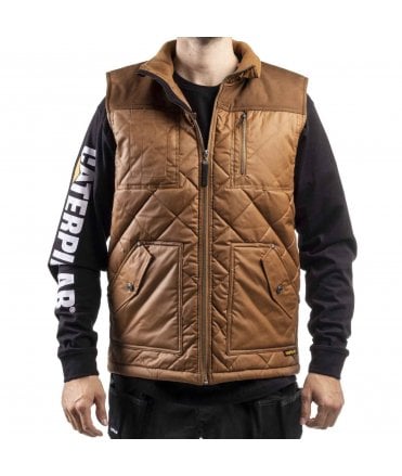 Caterpillar Waxed Cotton Vest 1320038