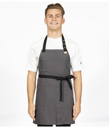 Dennys Canvas Apron with Front Split