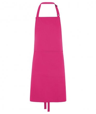 Dennys Polyester Bib Apron with Pocket