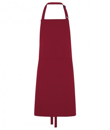 Dennys Polyester Bib Apron with Pocket