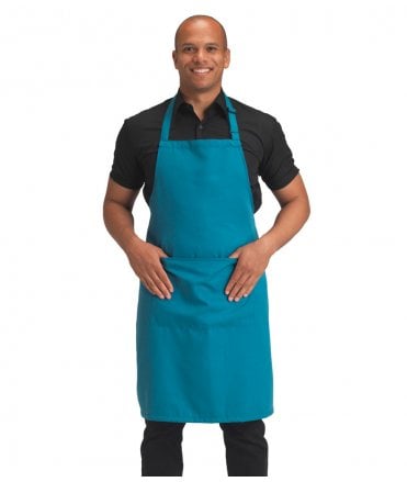 Dennys Polyester Bib Apron with Pocket