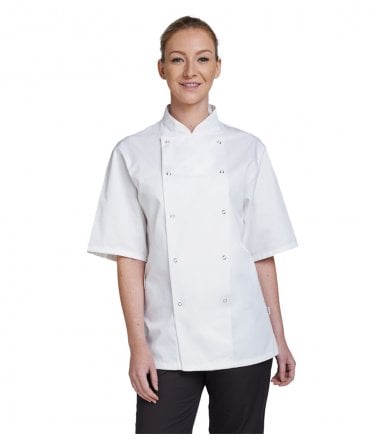 Dennys Short Sleeve Chefs Jacket
