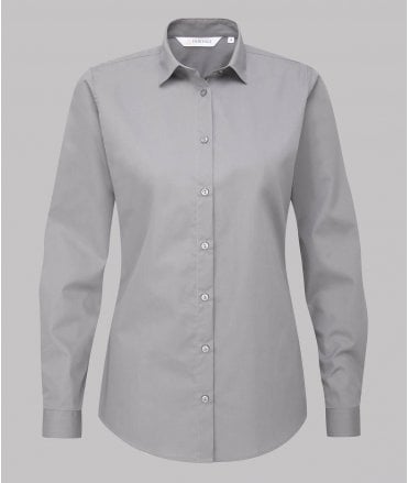 Disley Cara Long Sleeve Cotton Rich Blouse