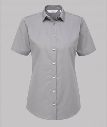 Disley Cara Short Sleeve Cotton Rich Blouse