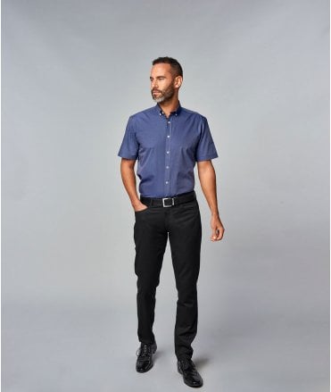 Carrick Short Sleeve Shirt With Button Down Collar