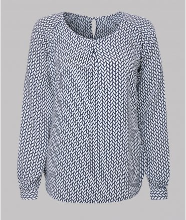 Disley Catriona Ladies Long Sleeve Round Neck Top