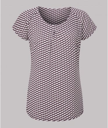 Disley Catriona Ladies Short Sleeve Round Neck Top