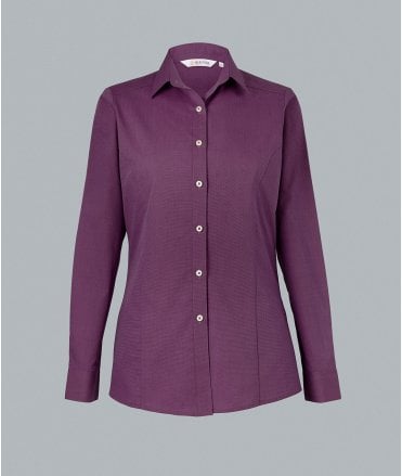 Clare Tailored Fit Long Sleeve Blouse