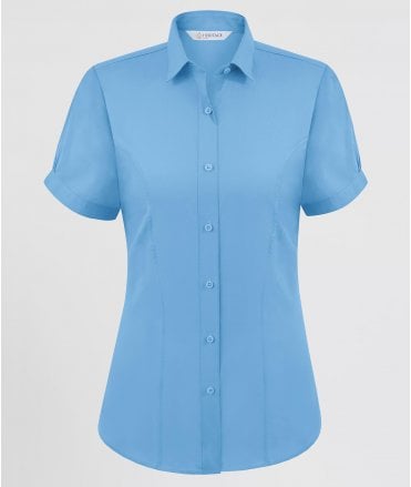 Disley Enya Short Sleeve Cotton Rich Blouse