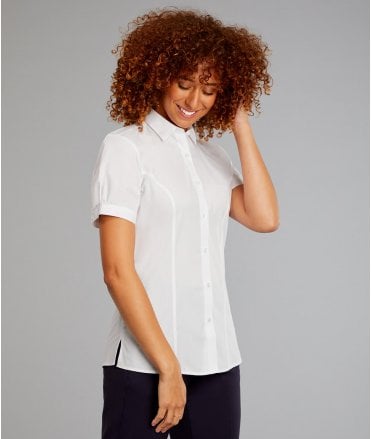 Disley Enya Short Sleeve Cotton Rich Blouse