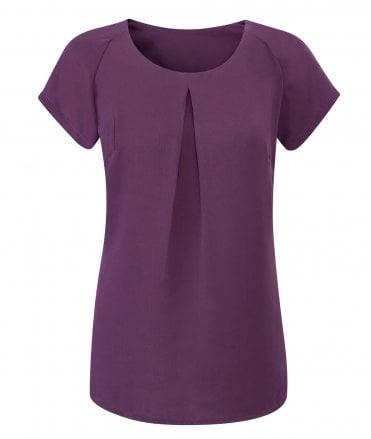 Disley Mona Ladies Short Sleeve Round Neck Top