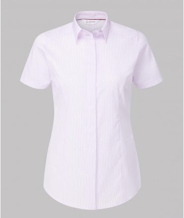 Disley Nuala Ladies Short Sleeve Striped Blouse