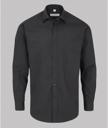 Disley Rathlin Semi Cutaway Collar Long Sleeve Cotton Rich Shirt
