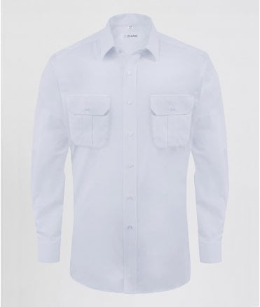 Disley White Bush Long Sleeve Shirt