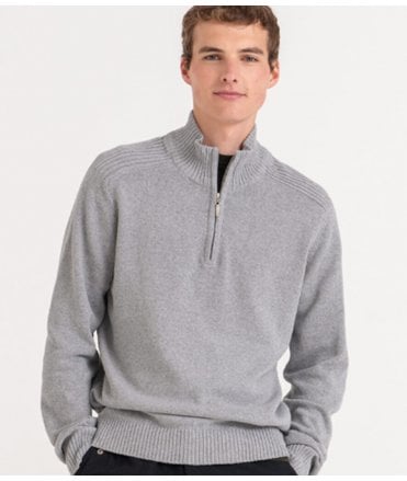 Ecologie Unisex Wakhan Zip Neck Sustainable Sweater