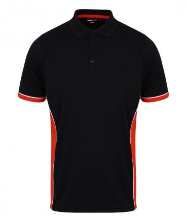Finden and Hales Contrast Panel Polo Shirt