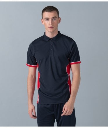 Finden and Hales Contrast Panel Polo Shirt