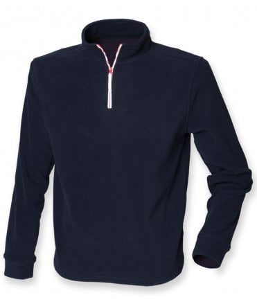 Finden and Hales Zip Neck Piped Micro Fleece