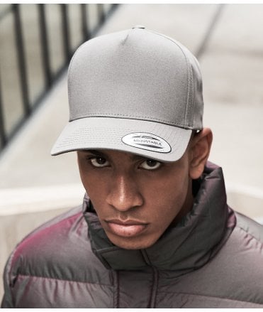 Flexfit 5 Pan. Curved Classic Snapback Cap