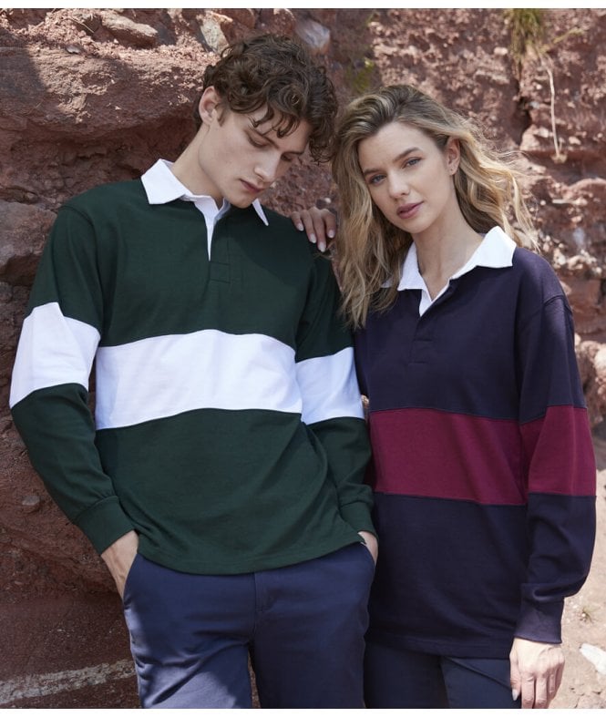 Front Row  Panelled Rugby Shirt