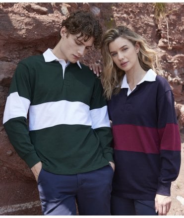 Front Row Panelled Rugby Shirt