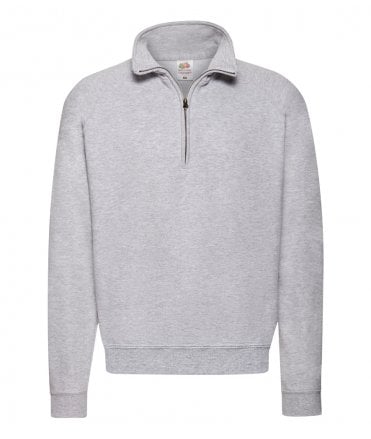 Fruit of the Loom Classic Zip Neck Sweatshirt