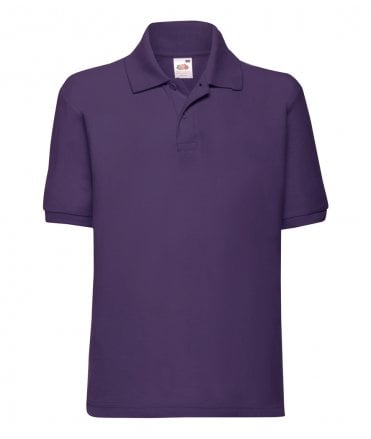Fruit of the Loom Kids Poly/Cotton Pique Polo Shirt