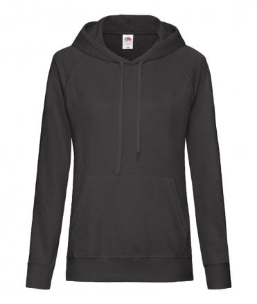 Fruit of the Loom Lady Fit Lightweight Hooded Sweatshirt
