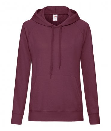 Fruit of the Loom Lady Fit Lightweight Hooded Sweatshirt