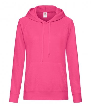 Fruit of the Loom Lady Fit Lightweight Hooded Sweatshirt