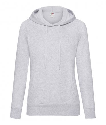 Fruit of the Loom Lady Fit Lightweight Hooded Sweatshirt