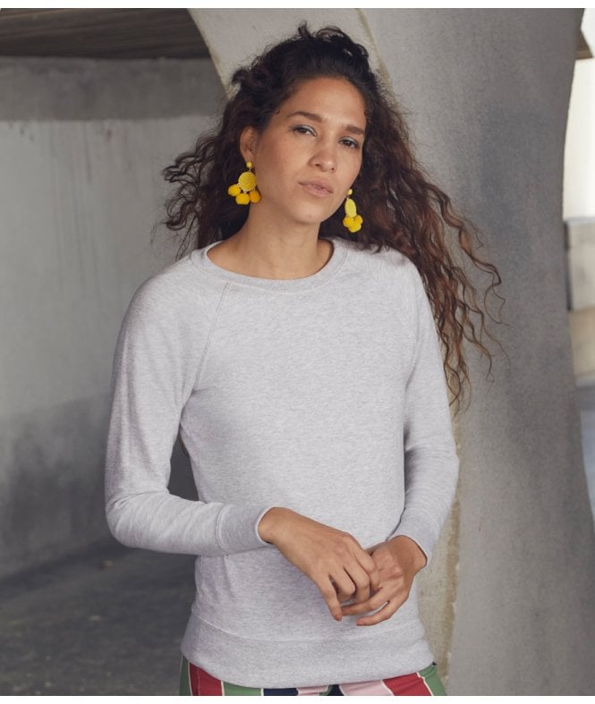 Fruit of the Loom  Lady Fit Lightweight Raglan Sweatshirt