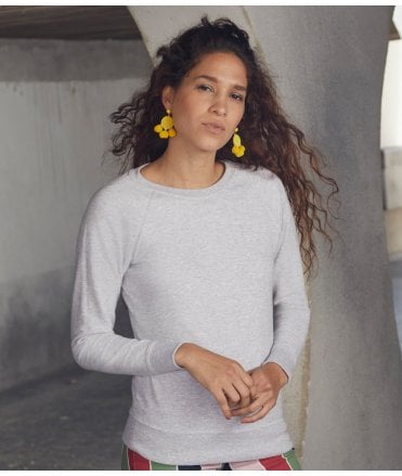 Fruit of the Loom Lady Fit Lightweight Raglan Sweatshirt
