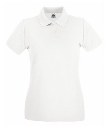 Fruit of the Loom Lady-Fit Premium Cotton Pique Polo Shirt