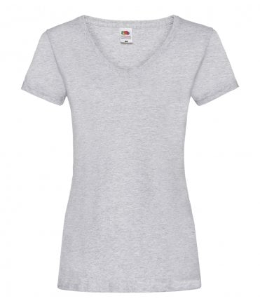 Fruit of the Loom Lady Fit Value V Neck T-Shirt