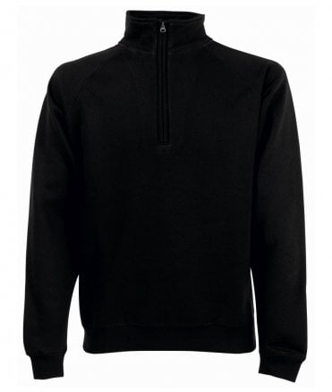 Fruit of the Loom Premium Zip Neck Sweatshirt
