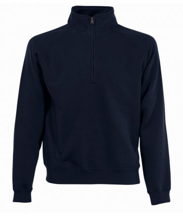 Fruit of the Loom Premium Zip Neck Sweatshirt