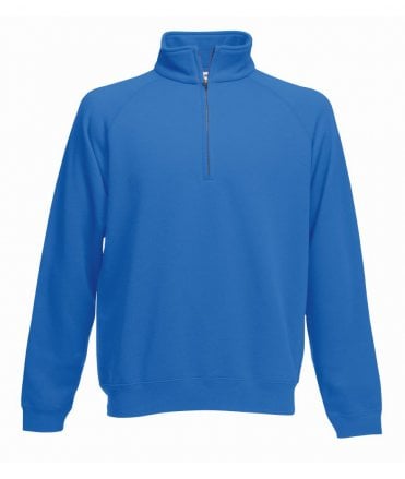 Fruit of the Loom Premium Zip Neck Sweatshirt