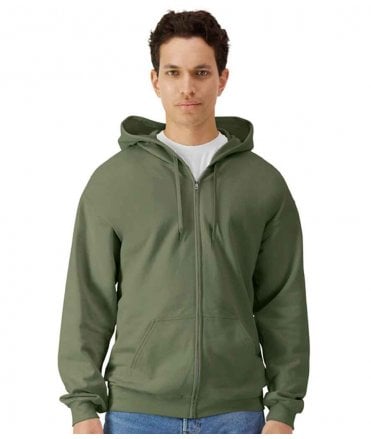 Gildan SoftStyle® Midweight Full Zip Hooded Sweatshirt