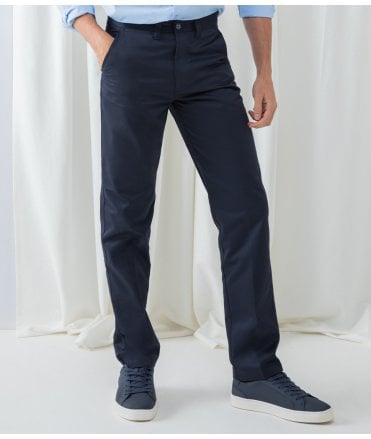 Henbury 65/35 Flat Fronted Chino Trousers