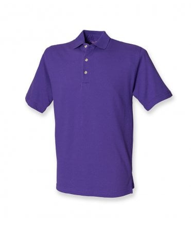 Henbury Classic Heavy Cotton Pique Polo Shirt
